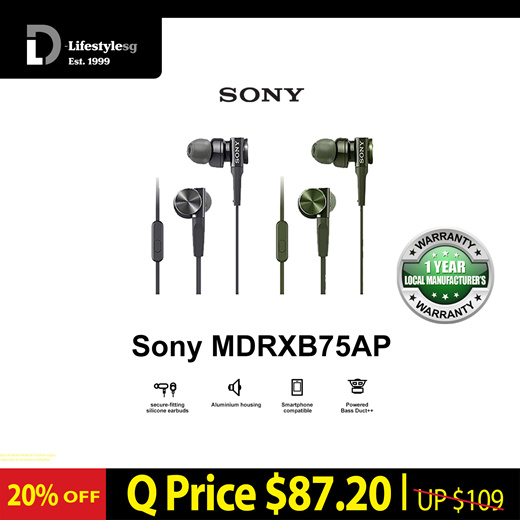 Sony discount mdr xb75ap