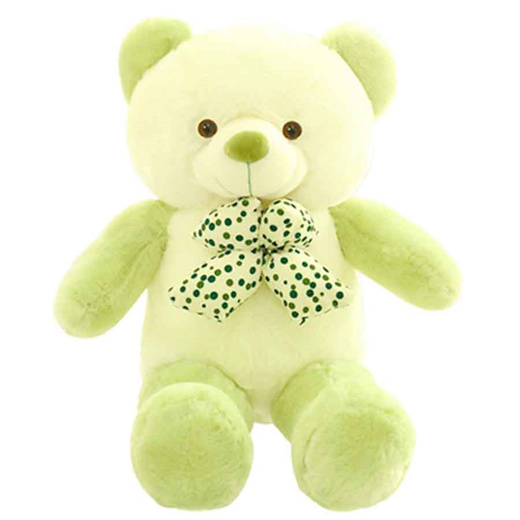 giant green teddy bear