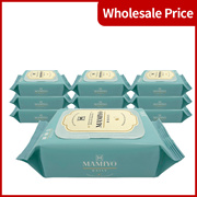 [Wholesale only] Mamiyo Daily Baby Wet Tissue Cap Type 100 Sheets x 10 Pack