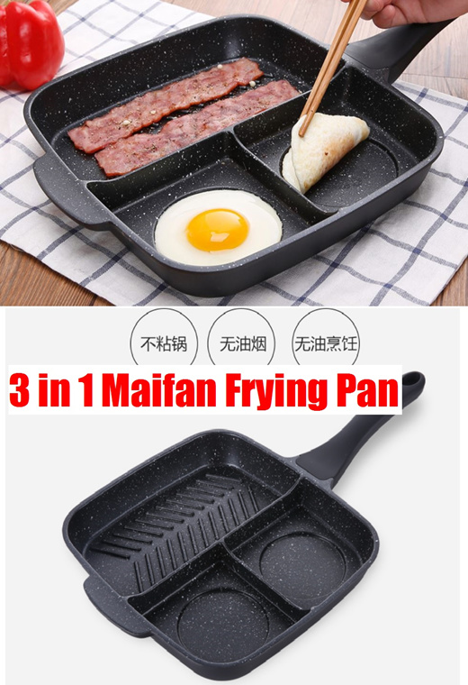 3 in 1 frying pan