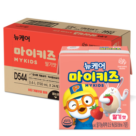 [대상웰라이프] 뉴케어 마이키즈 딸기맛 150ml x 24팩