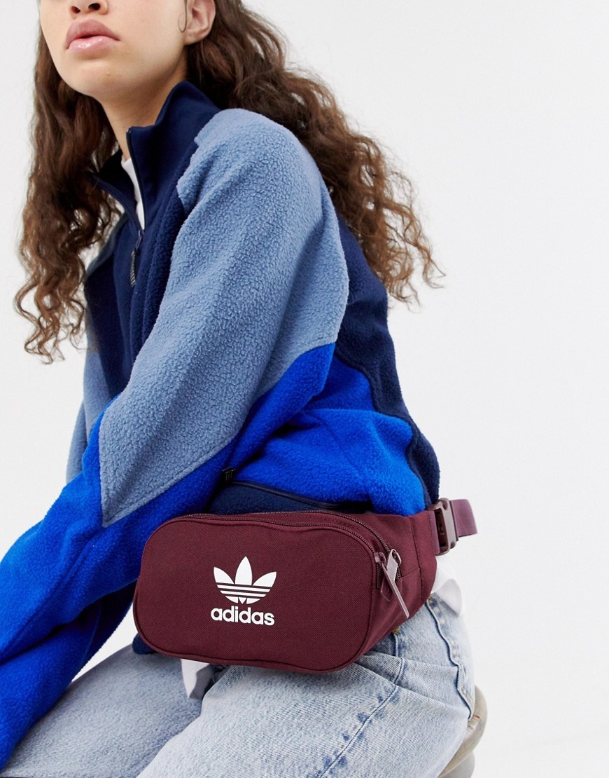 adidas originals trefoil bumbag in black