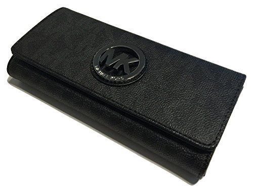 mk black wallet