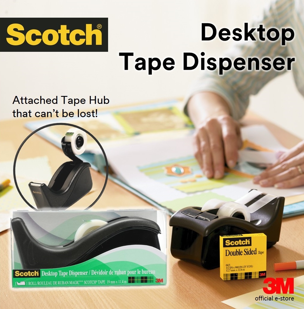 Qoo10 Desktop Tape Dispens Stationery Supplies