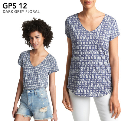 GPS 12 DARK GREY FLORAL