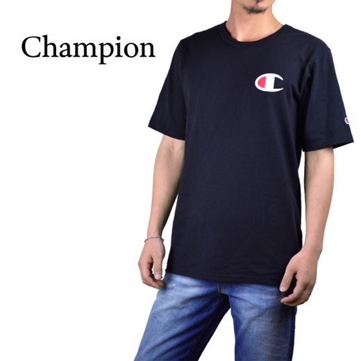 champion big logo t shirt