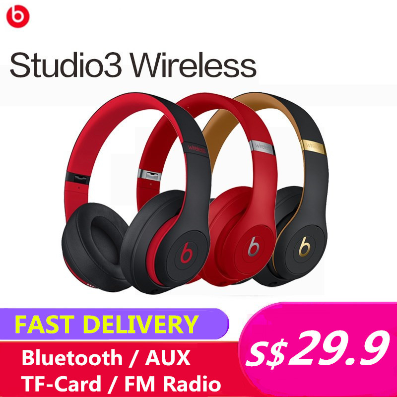 Qoo10 Beats Studio3 Wireless Wireless Headphones Bluetooth Headphone Music B Mobile Devices