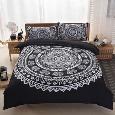 Qoo10 Marilyn Monroe Bedding Sets 3d Bedclothes Black Duvet