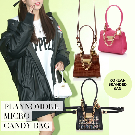 Qoo10 PLAYNOMORE MICRO BAG COLLECTIONS KOREAN BRANDED BAG