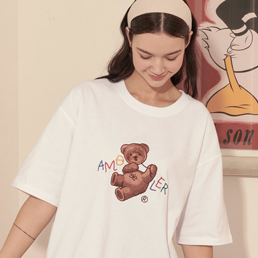 Qoo10 - [AMBLER] AS905 / OVER FIT T-SHIRTS : Women's Clothing