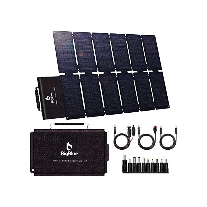 Qoo10 - BigBlue solar panel 100W PD60w ETFE monocrystalline solar cell ...