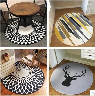 Computer Chair Round Rug Nordic Modern Living Room Coffee Table Mats