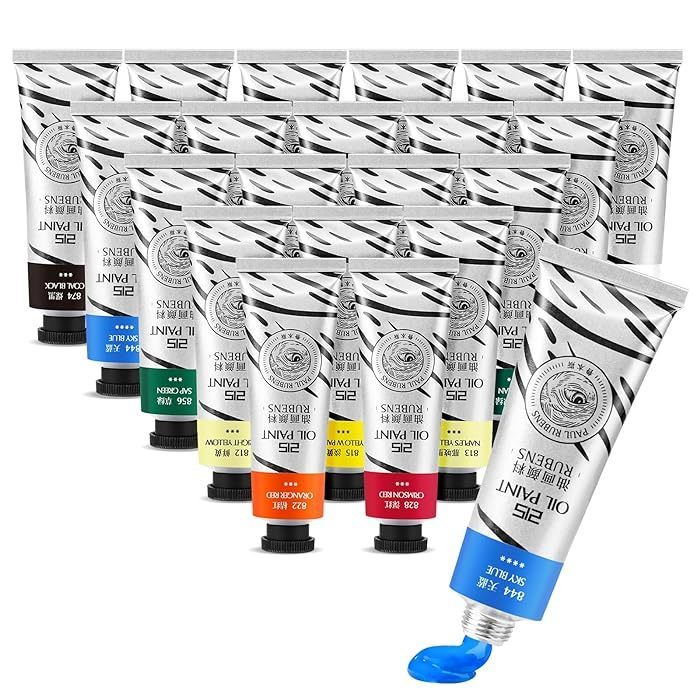 Qoo10 - Paul Rubens Oil Painting Supplies Set 20 Colors Oil Painting ...