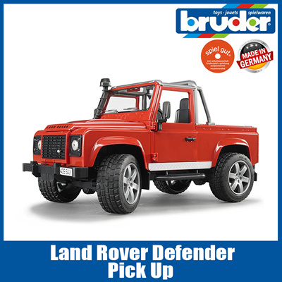 bruder land rover defender pick up