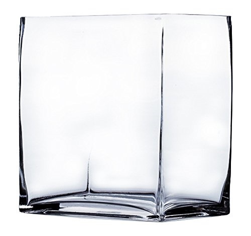 Qoo10 Wgv Clear Rectangle Block Glass Vase 4 By 6 By 6 Inch