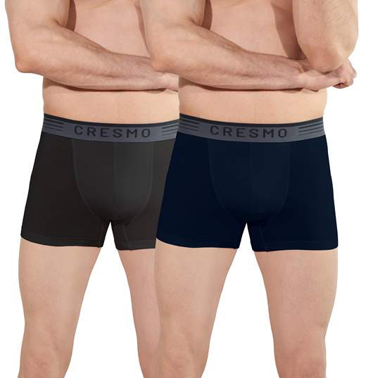 CRESMO Men's Anti-Microbial Micro Modal Underwear Breathable Ultra