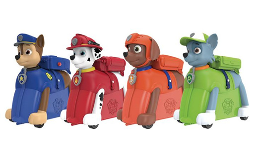 paw patrol ride on luggage