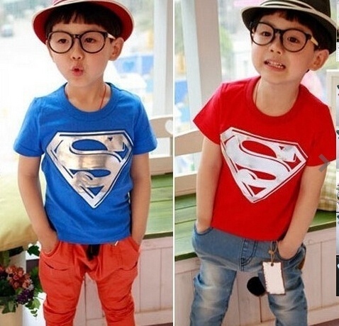 superman t shirt kids