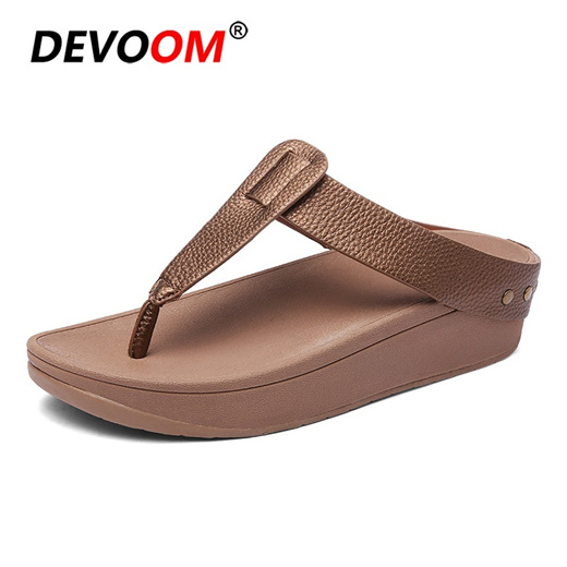 tan leather flip flops ladies