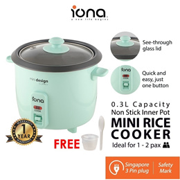 Glass Double Gallbladder Mini Rice Cooker 1 / 2 Single Intelligent  Multifunctional Small Electric Cooker