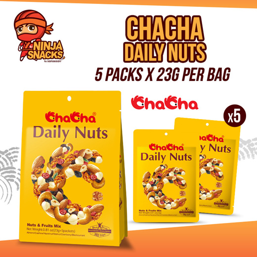 Qoo10 Bundle of 2 3 ChaCha Daily Nuts 5 Packs Bag Cakes