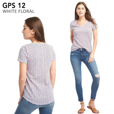 GPS 12 WHITE FLORAL