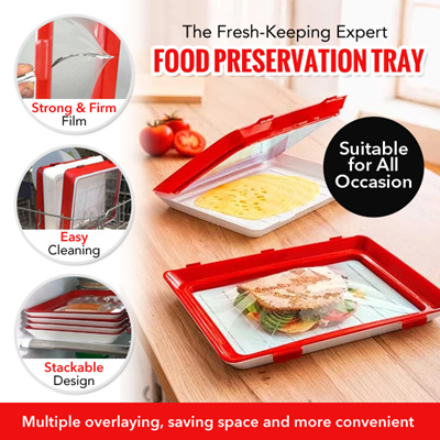 Qoo10 - Food Preservation Tray Clever Tray Food Fresh Keeping Fresh ...