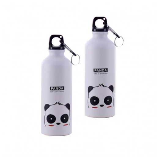 Qoo10 Osuki 500ml Colorful Cartoon Water Bottle White Panda X2 Kitchen Dining