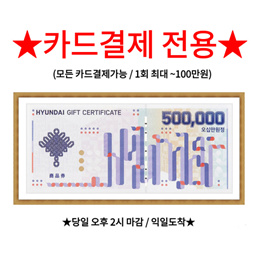 [카드가능] 현대 백화점 상품권 50만원권