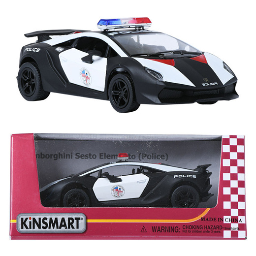 Qoo10 - Kinsmart 1:38 Lamborghini SESTO ELEMENTO Police Display Mini Car  Toy : Toys