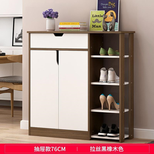 Qoo10 Free Delivery Quality Wooden Shoe Rack Cum Cabinet Furniture Deco