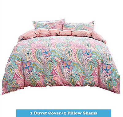 Qoo10 Bedding Pink Full For Teen Girls Duvet Cover Set 100