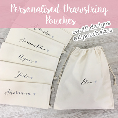 drawstring pouch custom