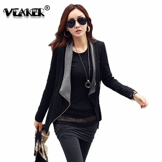 womens black zipper cardigan