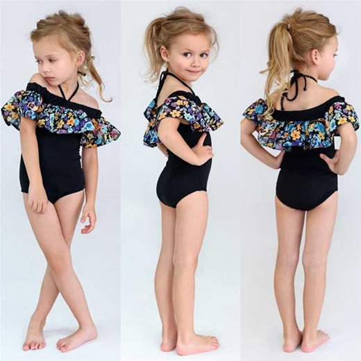 baby girl black swimsuit