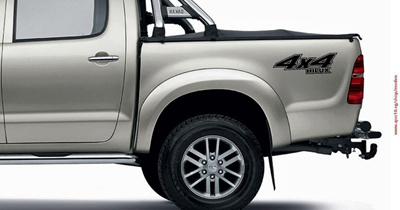 Qoo10 2x Toyota 4x4 Hilux Body Vinyl Decal Stickers Graphics