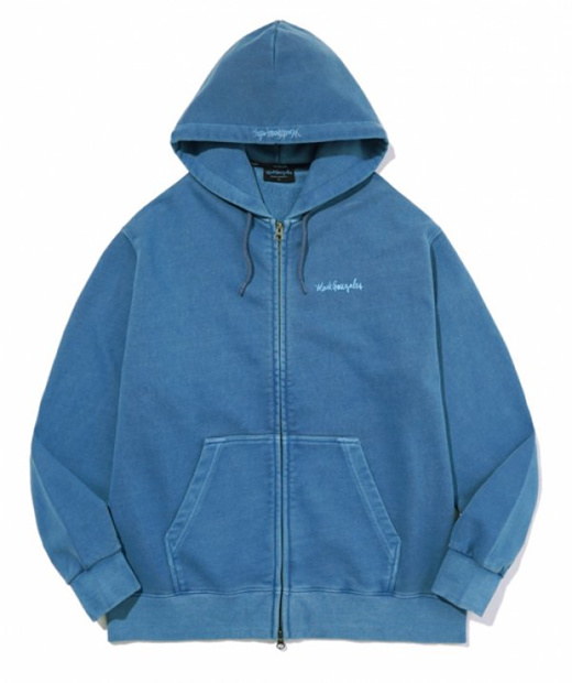 zip up hoodie blue