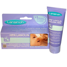 HPA Lanolin Nipple Cream, 40 g Tube, 2 Pack