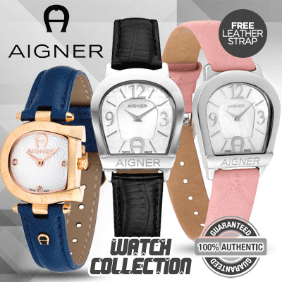 Qoo10 LOSS FOR SALE 100 AUTHENTIC AIGNER WATCHES COLLECTION ON