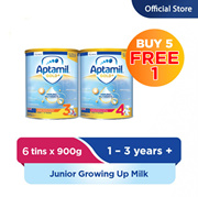 [Buy 5 Free 1] Aptamil Gold+ Immuno-Nutrients Stage 3/4 Toddler/Junior Growing Up Milk Powder 900g