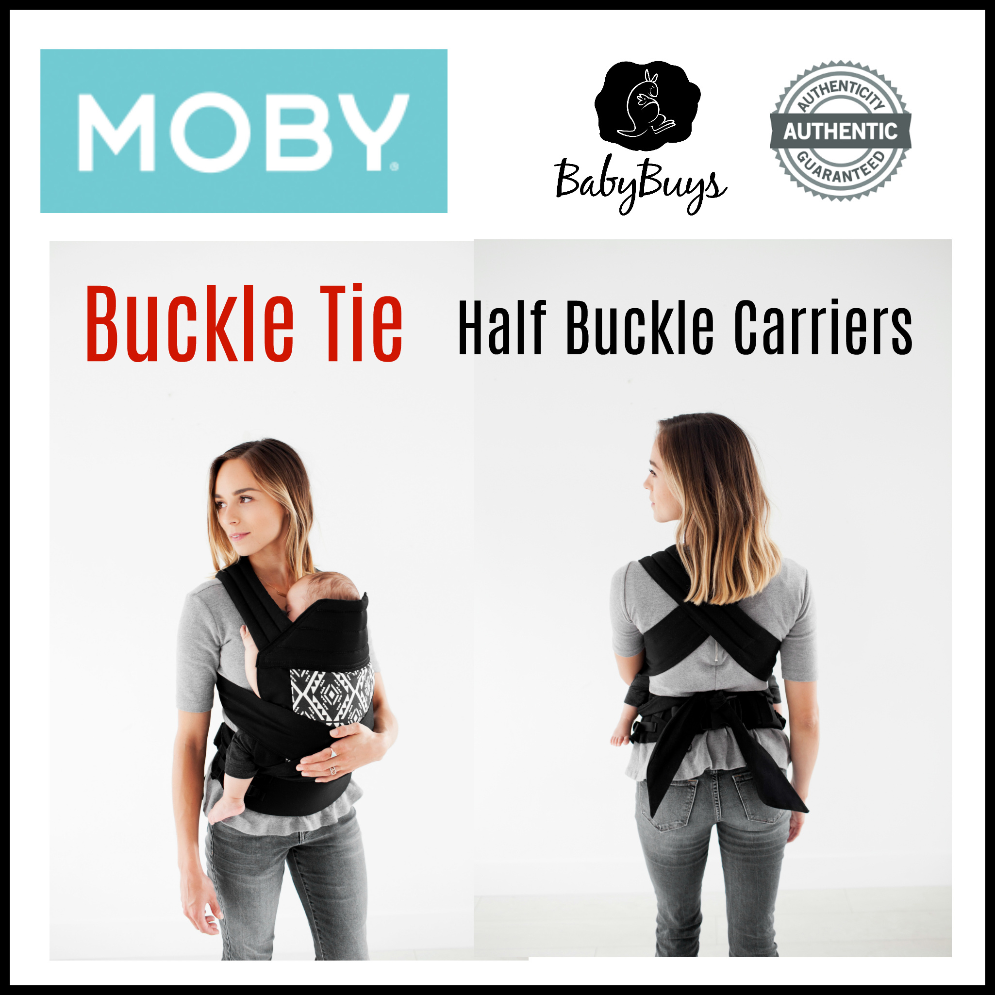 moby buckle tie carrier