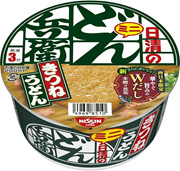 Mini Donbei Kitsune Udon (Nishi) Cup Ramen 42g 1 box (12 pieces)