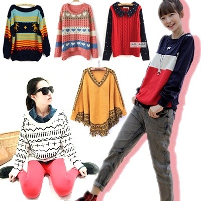 Qoo10 HOT SALE Fshion women Winter Sweater collection 