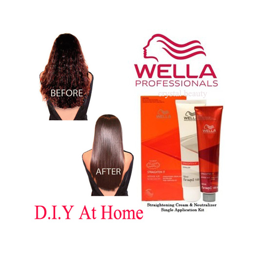 permanent hair straightening cream at home