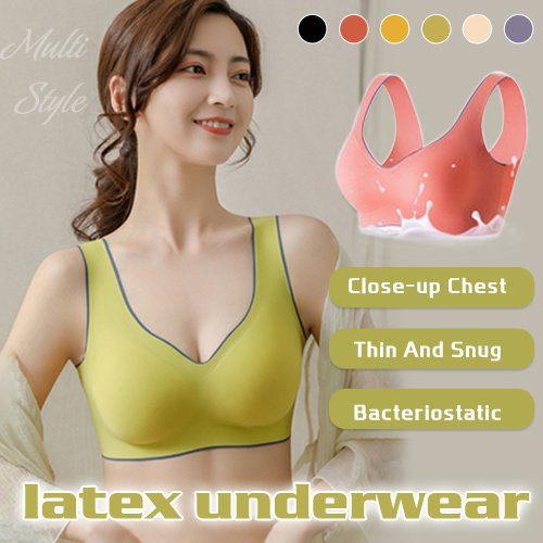 Qoo10 - [Buy 3 free shipping] Underwear latex underwear beautiful back no  s : Lingerie & Sleep