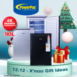 PowerPac Mini Freezer 50L, TV & Home Appliances, Kitchen