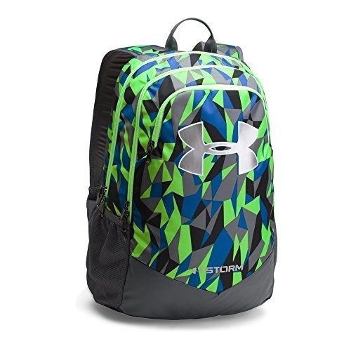 lime green under armour backpack