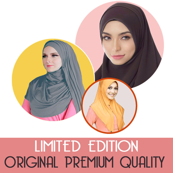 Buy FREE CIPUT SUPER PREMIUM INSTANT HIJAB JILBAB 