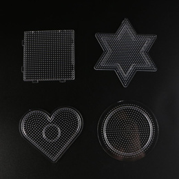 5mm Hama Bead Pegboard Square Shape Perler Beads 4pcs/set Diameter