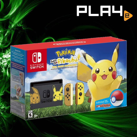 Qoo10 Nintendo Switch Lets Go Pokemon Console Bundle Let S Go Pikachu Age Computer Game